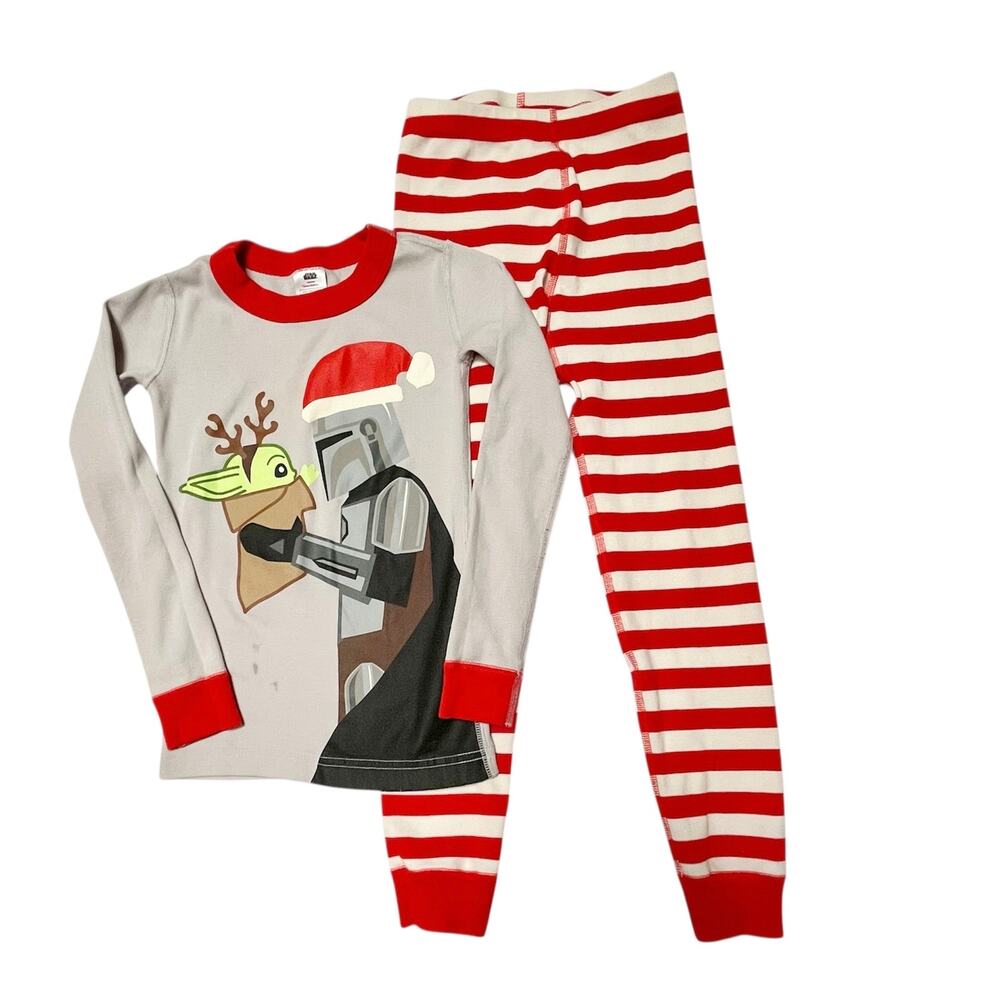 Hanna Andersson Star Wars Mandalorian Holiday PJ Set Size 6/7